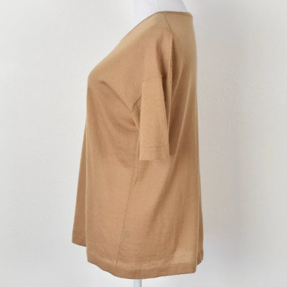 Jenni Kayne Cashmere Tee Toast - S - Picture 5 of 9